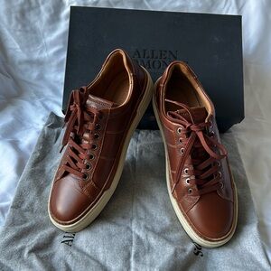 Allen Edmonds Brown Porter City Derby Lace-up Sneaker Size 8.5 Genuine Leather